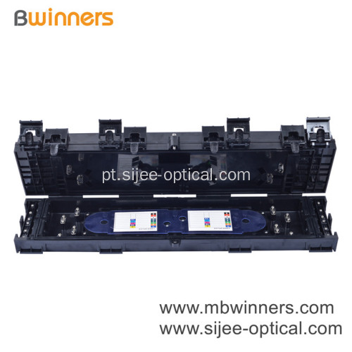 24 núcleos tipo horizontal caixa de emenda de fibra óptica